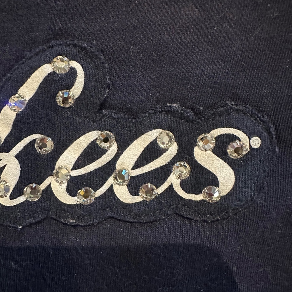 Majestic Threads size S Yankees long sleeve t-shirt with rhinestone name - Picture 4 of 11